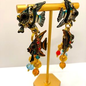 Lunch at the Ritz sealife Earrings